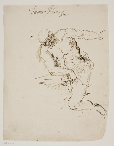 Knelende St. Jerome leser av Jacopo Palma