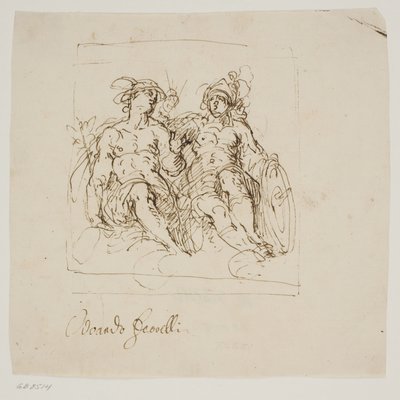 Merkur og Minerva av Jacopo Palma