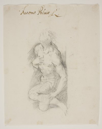 St Sebastian kneler av Jacopo Palma