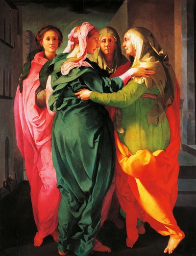 Besøket, ca. 1530 (fresco) av Jacopo Pontormo