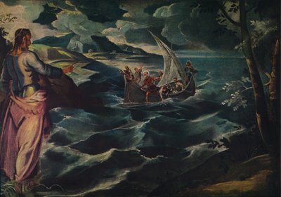 Kristus ved Genesaretsjøen, c1575-1580. av Jacopo Robusti Tintoretto