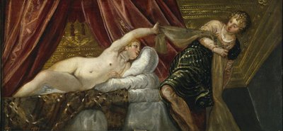 Josef og Potifars kone av Jacopo Robusti Tintoretto