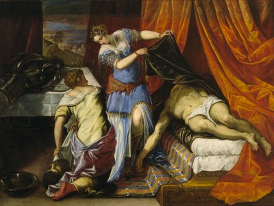Judith og Holofernes, ca. 1577 (olje på lerret) av Jacopo Robusti Tintoretto