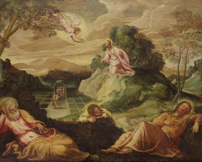 Kvalen i hagen av Jacopo Robusti Tintoretto