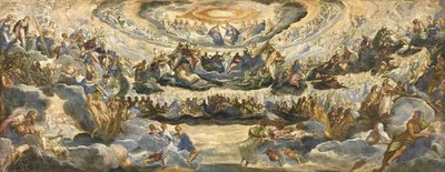 Kroningen av jomfruparadiset av Jacopo Robusti Tintoretto