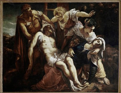 The Deposition of Christ, ca. 1559 (olje på lerret) av Jacopo Robusti Tintoretto