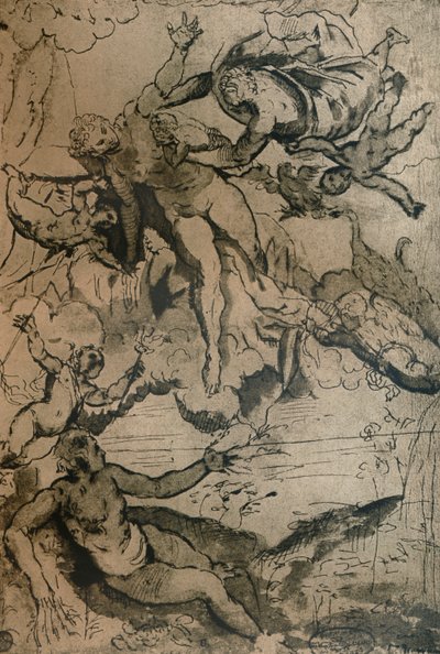 The Origin of the Milky Way, c1575 1932. av Jacopo Robusti Tintoretto