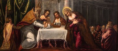 Presentasjonen i tempelet, ca. 1540 (olje på lerret) av Jacopo Robusti Tintoretto