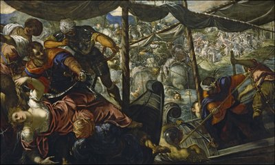 Voldtekten av Helen, 1578 av Jacopo Robusti Tintoretto