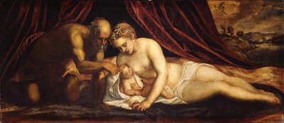 Venus, Vulcan og Amor av Jacopo Robusti Tintoretto