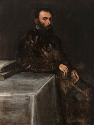 Portrett av en mann av Jacopo Tintoretto