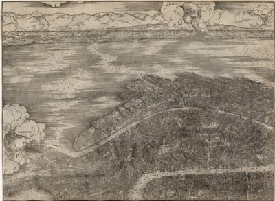 Utsikt over Venezia av Jacopo de