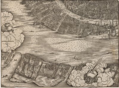 Utsikt over Venezia av Jacopo de