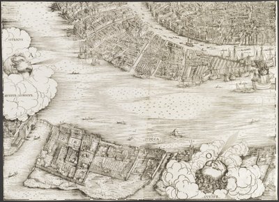 Utsikt over Venezia [blokk til venstre] av Jacopo de