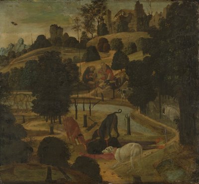 Actaeons død av Jacopo del Sellaio