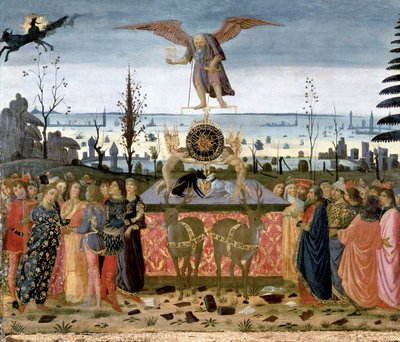 Tidens triumf, 1480-1490 av Jacopo del Sellaio