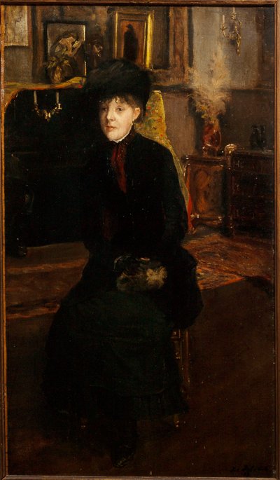 Porträt von Mary Cassat (1845-1926), Malerin von Jacques-Emile Blanche