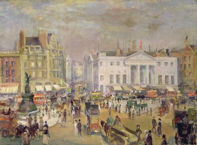 Piccadilly Circus, ca. 1908–9 (olje på lerret) av Jacques-Emile Blanche