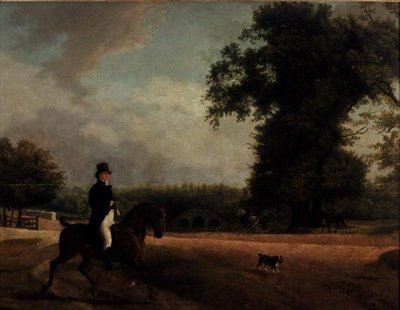 George Living på hesteryggen av Jacques Laurent Agasse