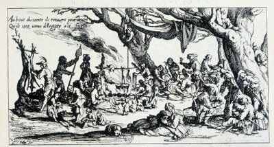 Fra graveringen av J. Callot av Jacques (after) Callot