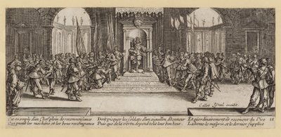 Krigens elendigheter og ulykker (gravering) av Jacques (after) Callot