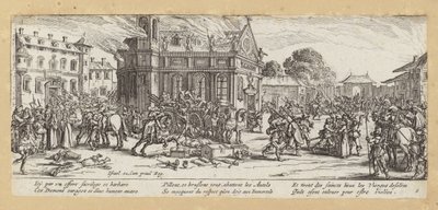 Krigens elendigheter og ulykker (gravering) av Jacques (after) Callot