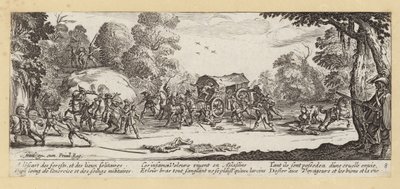 Krigens elendigheter og ulykker (gravering) av Jacques (after) Callot