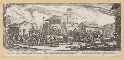 Krigens elendigheter og ulykker (gravering) av Jacques (after) Callot