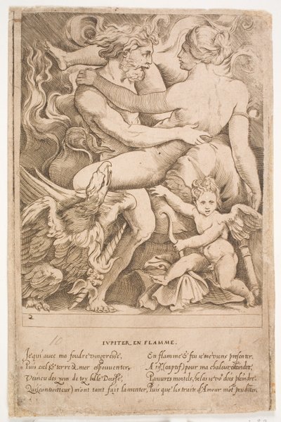 Den brennende Jupiter av Jacques Androuet Ducerceau d.Æ.