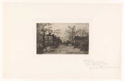 Landsbygate med figurer av Jacques Barthélemy Appian (Adolphe)