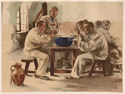 La Soupe à la Chambre, 1899. av Jacques Baseilhac