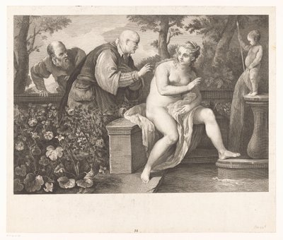 Susanna og de eldste av Jacques Beauvarlet