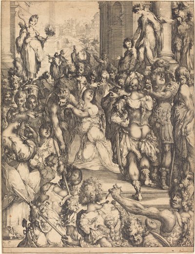 Martyrium av Saint Lucy. av Jacques Bellange
