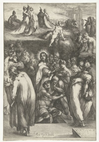 Oppdragelse av Lasarus av Jacques Bellange