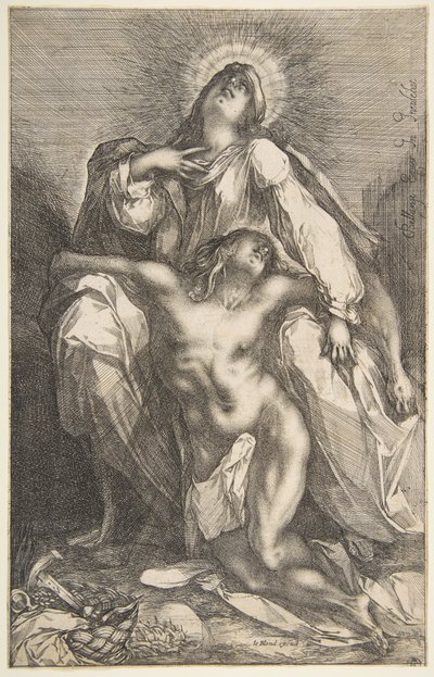 Pietà, 1612-16. av Jacques Bellange