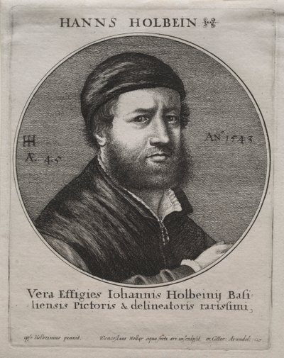 Portrett av Hans Holbein av Jacques Bellange