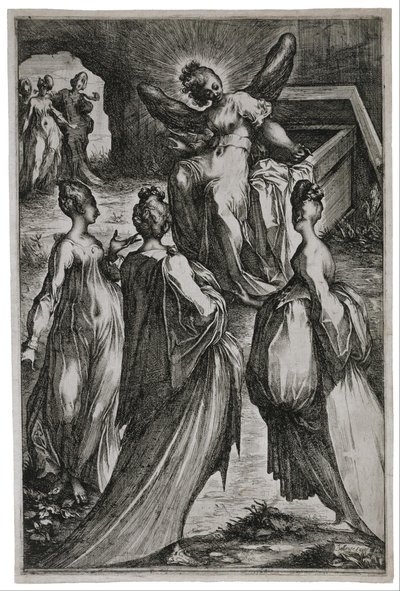 De hellige kvinnene ved graven av Jacques Bellange