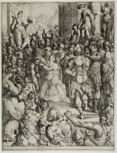 Martyrdommen til Saint Lucy av Jacques Bellange