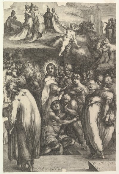 The Raising of Lasarus, 1595-1616. av Jacques Bellange