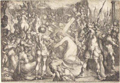 Veien til Golgata. av Jacques Bellange