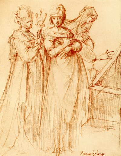 De tre hellige kvinnene ved Kristi grav av Jacques Bellange