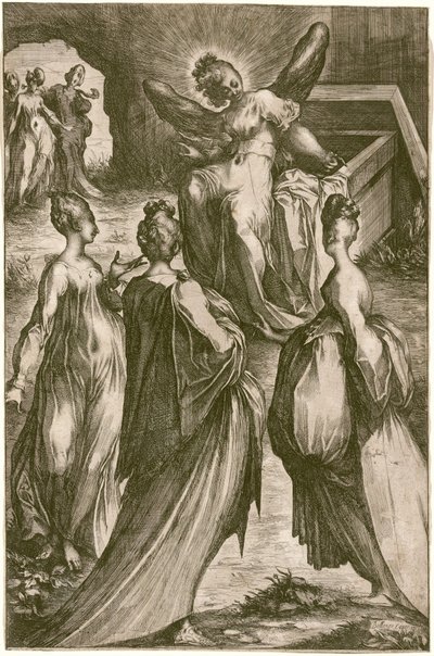 De tre Maryene ved graven. av Jacques Bellange