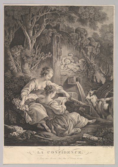 Hemmeligheten, ca. 1804-31. av Jacques Bonnefoy