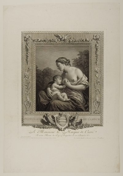 First Age of Cupid (gravering) av Jacques Bouillard