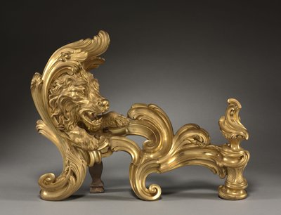 Et par Andirons av Jacques Caffieri