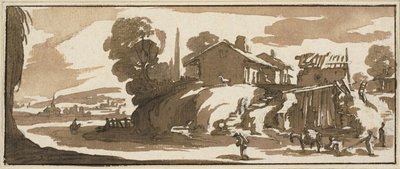 En gård av Jacques Callot