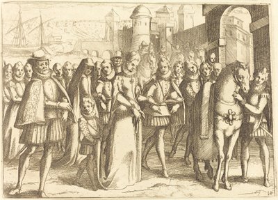 Ankomst til Valencia av Jacques Callot