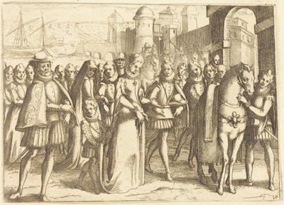 Ankomst til Valencia av Jacques Callot