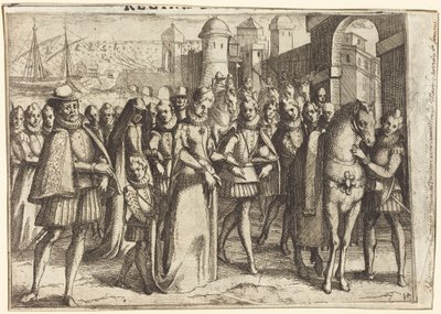 Ankomst til Valencia [recto] av Jacques Callot