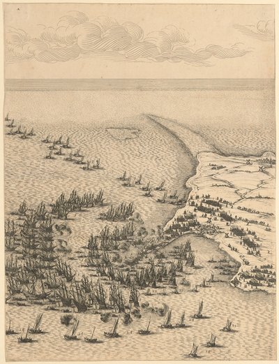 Utdrag fra «Beleiringen av citadellet St. Martin på Île de Ré» av Jacques Callot
